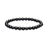 Bracciale Faccettato in Tormalina Nera 6mm