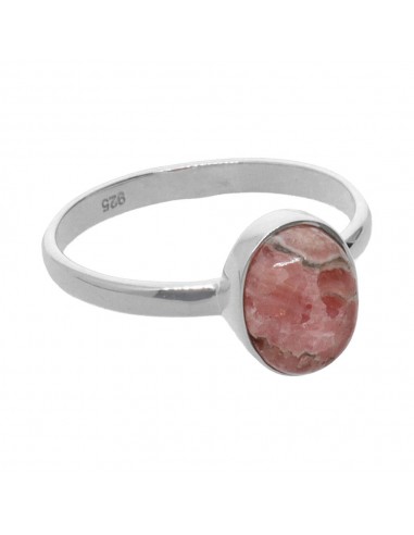 Anello ovale in rodocrosite piccolo...