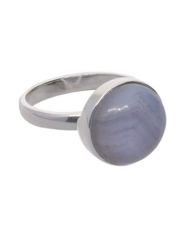 Anello Cerchio di Calcedonia di...