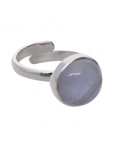 Anello Cerchio di Calcedonia di Medie...