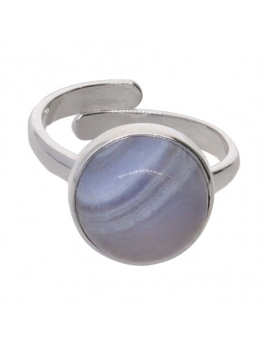 Anello Cerchio di Calcedonia di Medie...