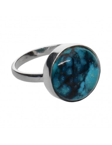 Bague circulaire en turquoise moyenne...