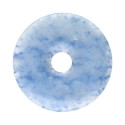 Donut de quartzo azul pequeno
