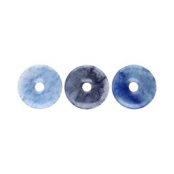 Donut de quartzo azul pequeno