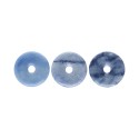 Donut de quartzo azul médio