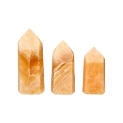 Punte Lucide di Calcite Gialla
