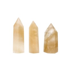 Punte Lucide di Calcite Miele