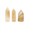 Punte Lucide di Calcite Miele