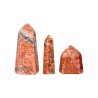Calcite orange Polished Points Quality A