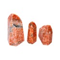 Orange Calcite Polished Points A Quality A