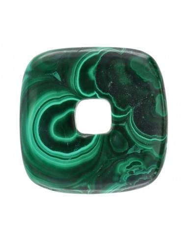Quadrato di malachite con glassa.