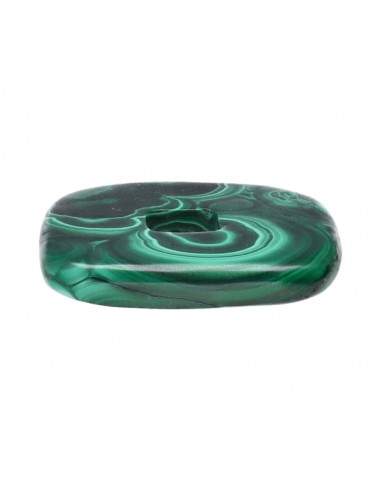 Quadrato di malachite con glassa.