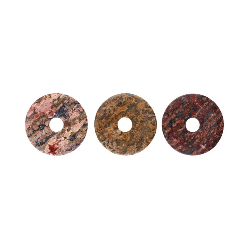 Donut piccolo in diaspro leopardo