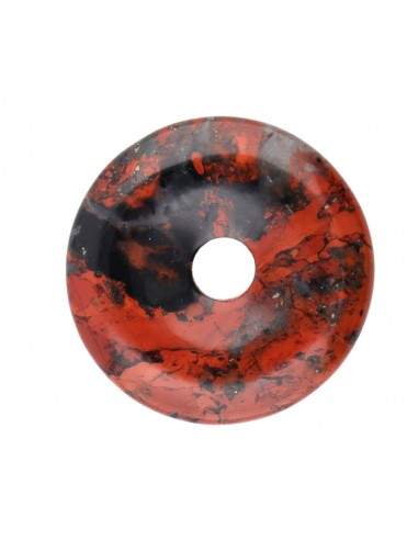 Piccolo donut di diaspro rosso screziato