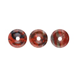Donut Piccolo in Giada Rossa Mottled