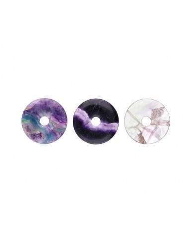 Ciambella media di fluorite arcobaleno