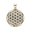 Colgante de Bronce Flor de la Vida Círculo Pequeño -18-