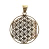 Pingente de bronze Flor da Vida Círculo grande -22-