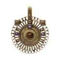 Ciondolo in Bronzo con Minerale -50-