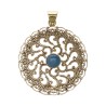 Bronze Pendant with Mineral -46-