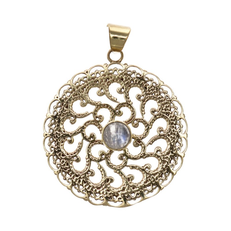Pendente in Bronzo con Minerale -46-