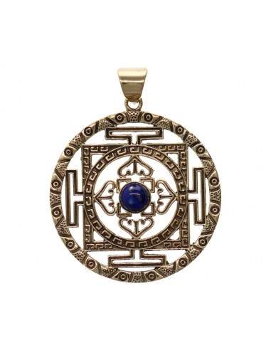 Ciondolo in bronzo con simbologia e...