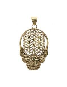 Bronze Pendant Skull with...