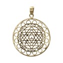 Mandala de Bronze e Pingente De Yantra -12-