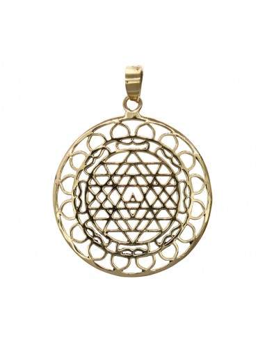 Ciondolo in bronzo con Mandala e...