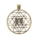 Ciondolo in Bronzo Sri Yantra -88-