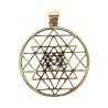 Bronze Pendant Sri Yantra -88-