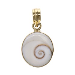 Ciondolo in Bronzo a Forma di Conchiglia -48-