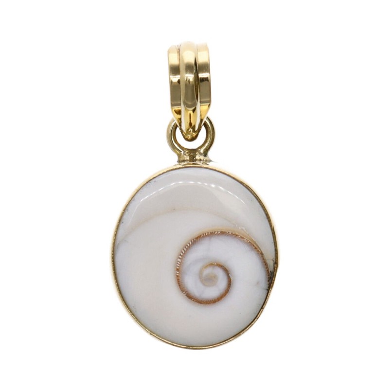 Ciondolo in Bronzo a Forma di Conchiglia -48-