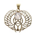 Collana in Bronzo Jepri con Pietra Luna -16-