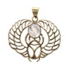 Bronze Jepri Pendant with Mineral -16-