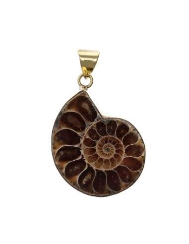 Ciondolo in bronzo Ammonite -37-