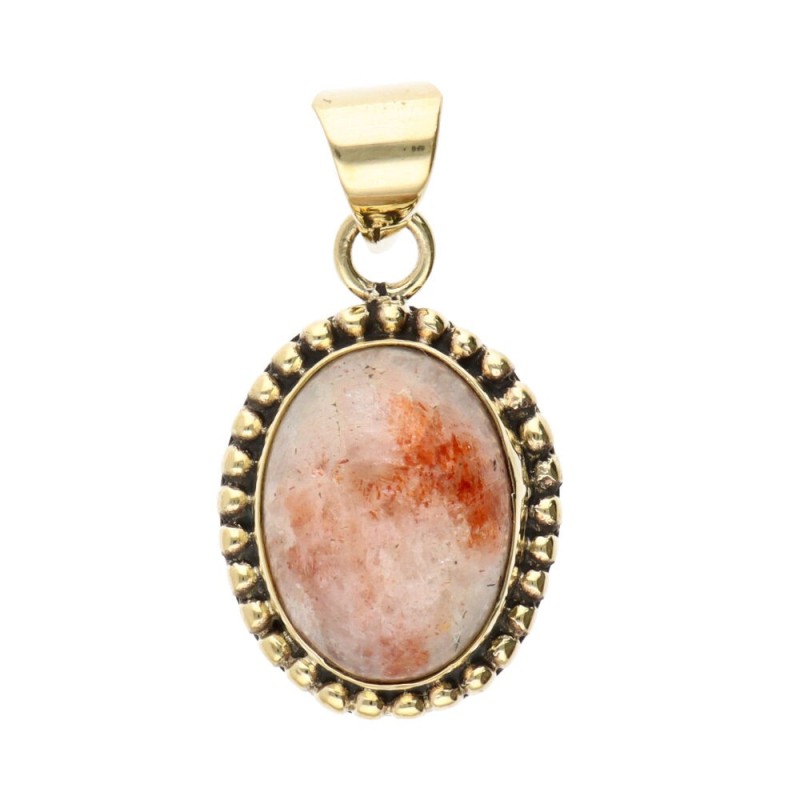 Pendente in Bronzo con Minerale -51-