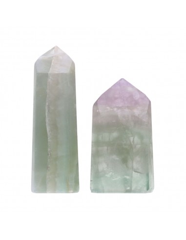 Punte lucidate in fluorite arcobaleno...