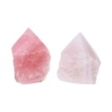Pointes de quartz rose semi-polies (paquet de 1 kg)