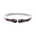 Pulseira com banho de prata -B27-