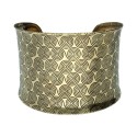 Pulseira em espiral de bronze