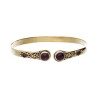 Bronze Bracelet with Amethyst Double Garnet -27.2-