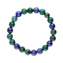 Azurite bracelet with Potentized Malachite 8mm