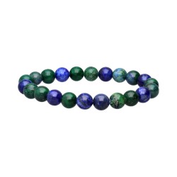 Bracciale in Azurite con Malachite Potenziata 8mm