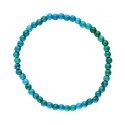 Pulseira chrysocolla alimentada de 4mm