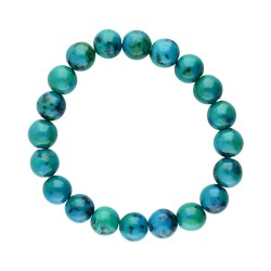 Bracciale in Crisocola Potenziata 10mm
