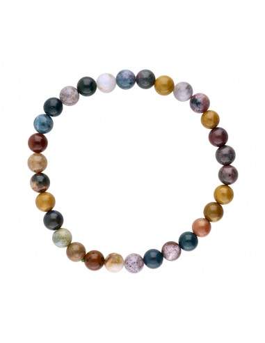 Pulsera di Diaspro Oceano 6mm