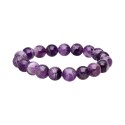 Amethyst Chevron Bracelet 10 mm