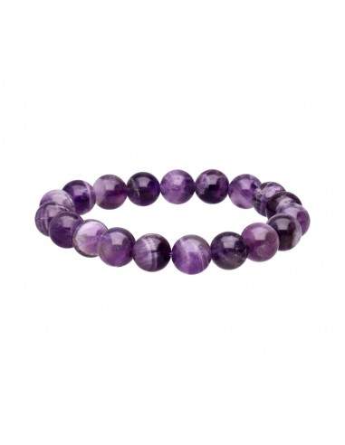 Pulsera  de Ametista Chevron 10mm