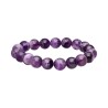 Amethyst Chevron Bracelet 10mm